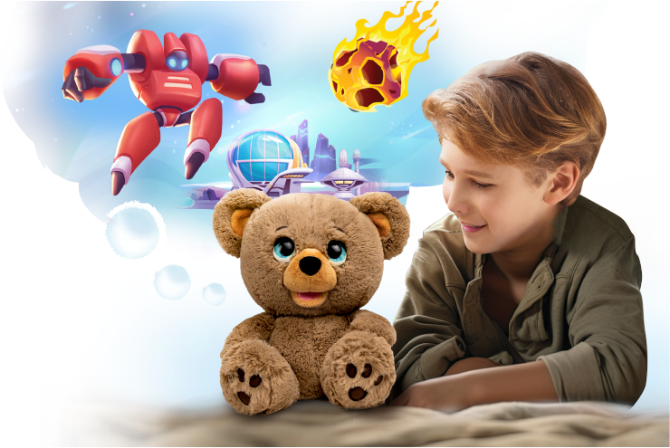 Poe the AI story bear